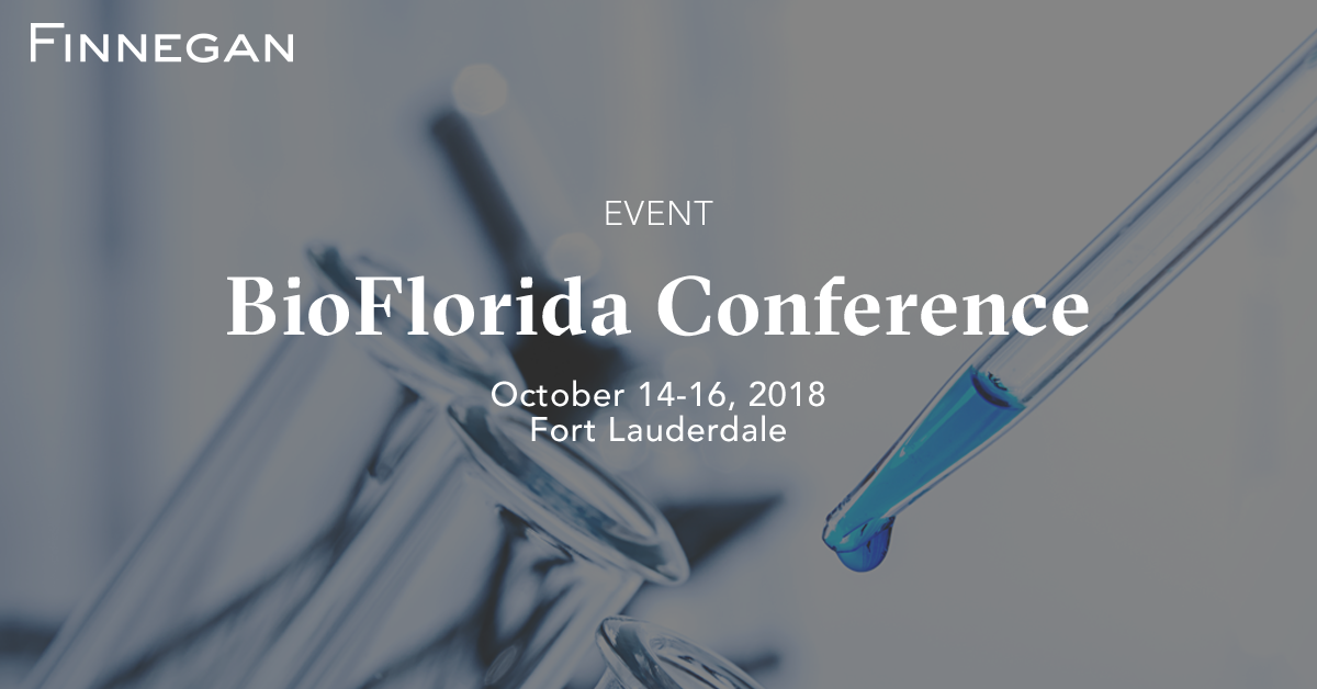 BioFlorida Conference Events Finnegan Leading IP Law Firm