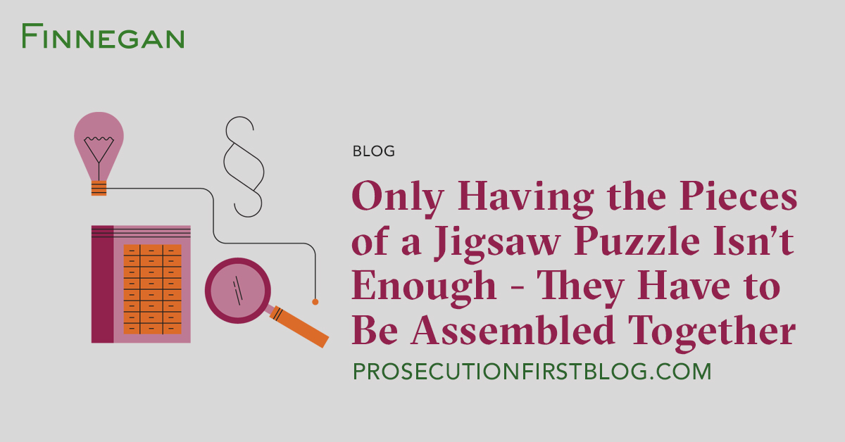 Only Having the Pieces of a Jigsaw Puzzle Isn’t Enough They Have to