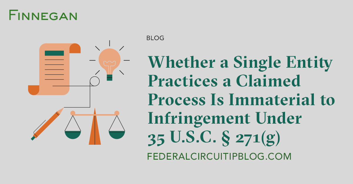 Whether a Single Entity Practices a Claimed Process Is Immaterial