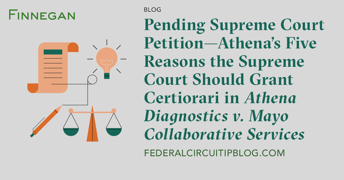 Pending Supreme Court Petition—Athena’s Five Reasons the Supreme Court