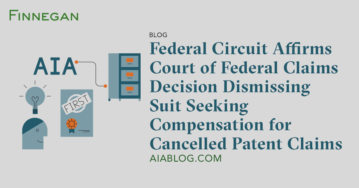 Federal Circuit Affirms Court of Federal Claims Decision Dismissing