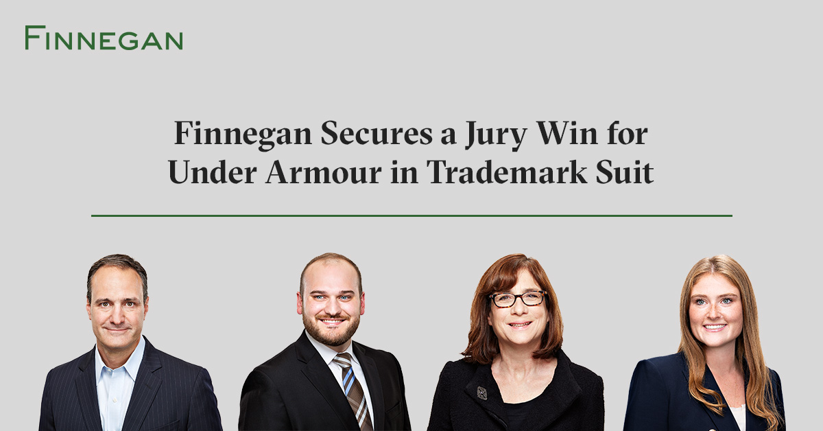 Finnegan Secures a Jury Win for Under Armour in Trademark Suit