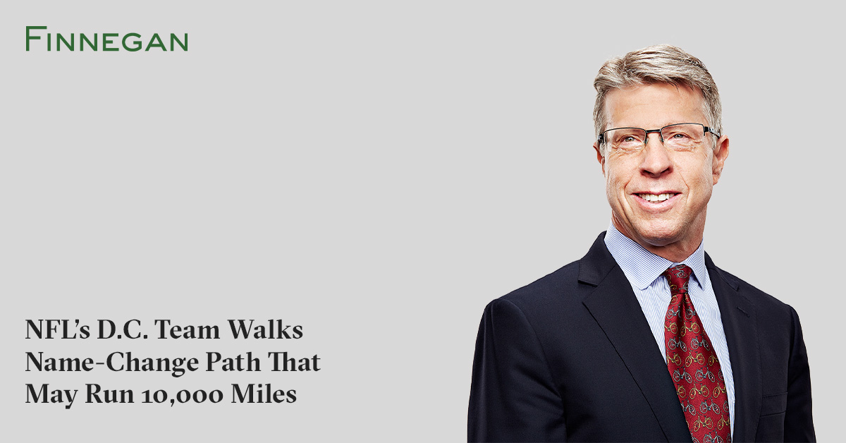 NFL’s D.C. Team Walks NameChange Path That May Run 10,000 Miles