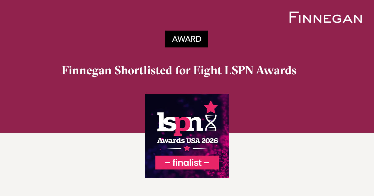 Finnegan Shortlisted for Eight LSPN Awards | Finnegan | Leading IP+ Law ...