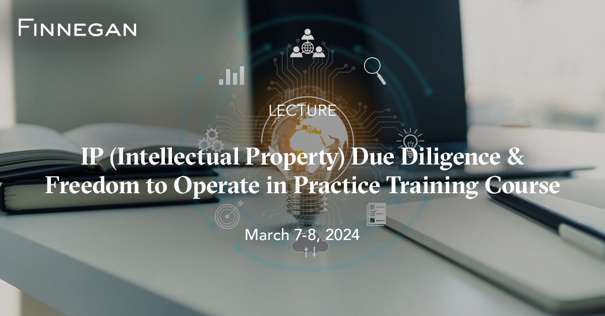 IP (Intellectual Property) Due Diligence & Freedom to Operate in