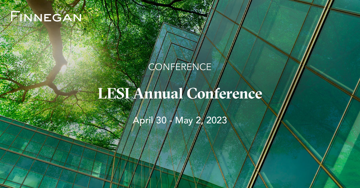 LESI Annual Conference Events Finnegan Leading IP+ Law Firm