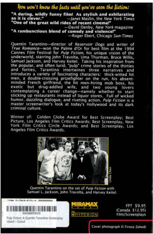 Repudiation of Ownership Costs Pulp Fiction Photographer Copyright