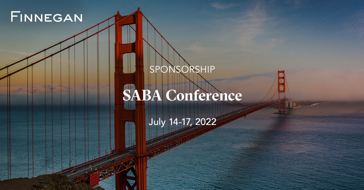 2022 SABA Conference Finnegan Leading IP Law Firm Events