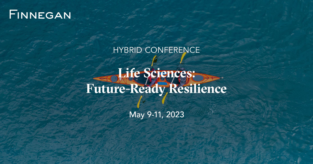 2023 Life Sciences FutureReady Resilience Events Finnegan