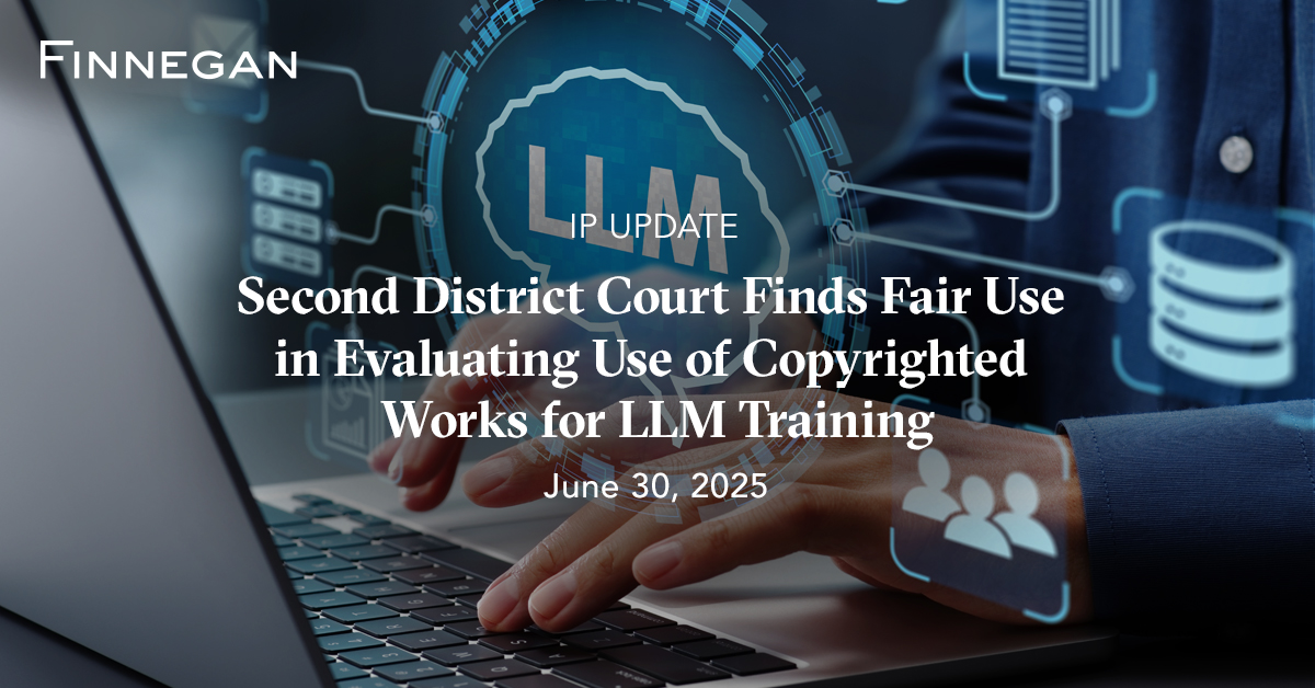 Second District Court Finds Fair Use in Evaluating Use of Copyrighted ...