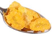 Kellogg's Corn Flakes laser-etched logo