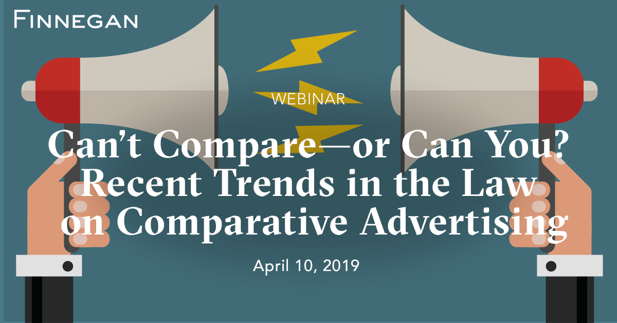 Can't Compare—or Can You? Recent Trends in the Law on ...